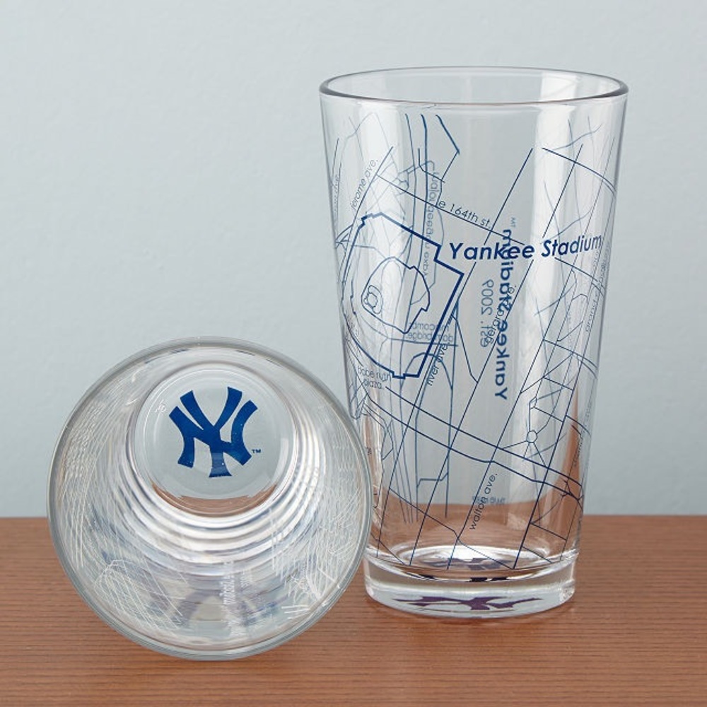 Yankees beer glasses (set of 2)